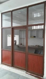 Aluminium partition