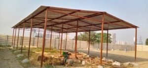 Mild steel shed