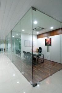 Office glass partition