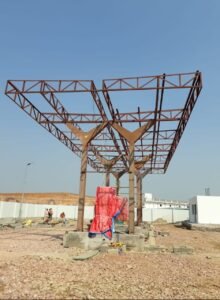 Petrol pump canopy