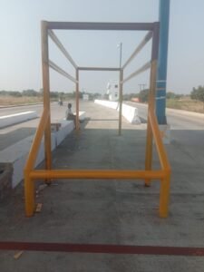 Toll booth protection guard